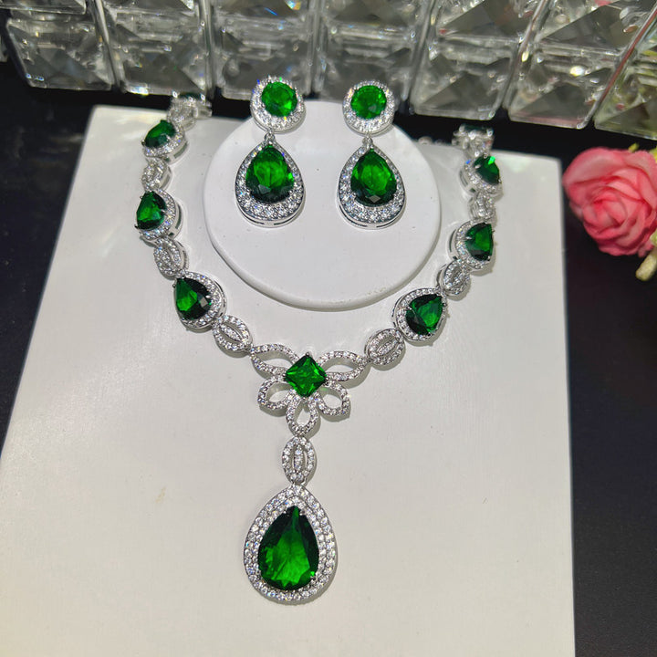 Dreamy Vow LE121 Green jewelry set, view 3