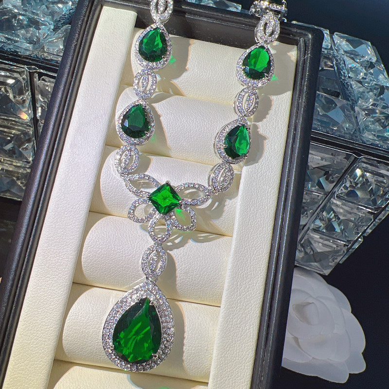 Dreamy Vow LE121 Green jewelry set, view 5