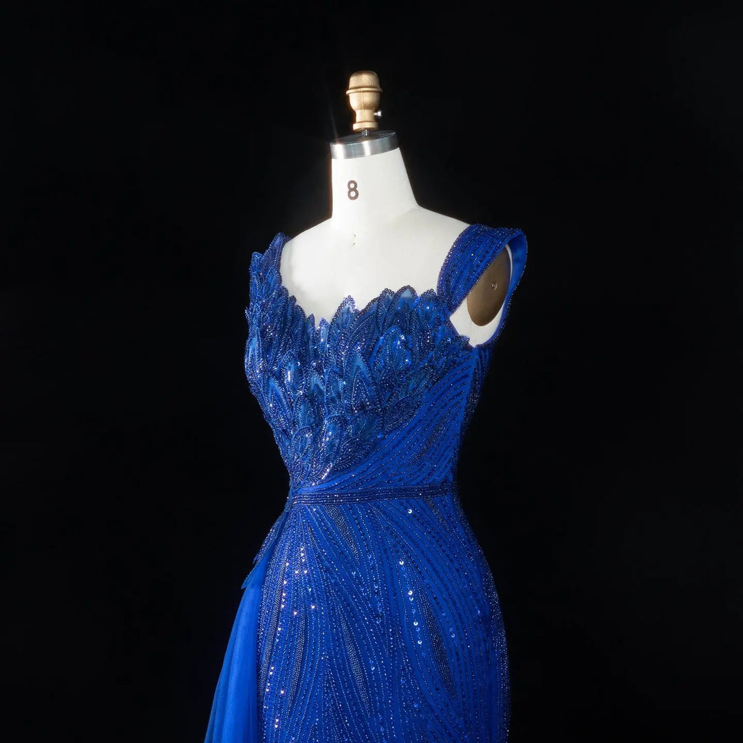 Dreamy Vow SS106 royal blue beaded bodice side detail