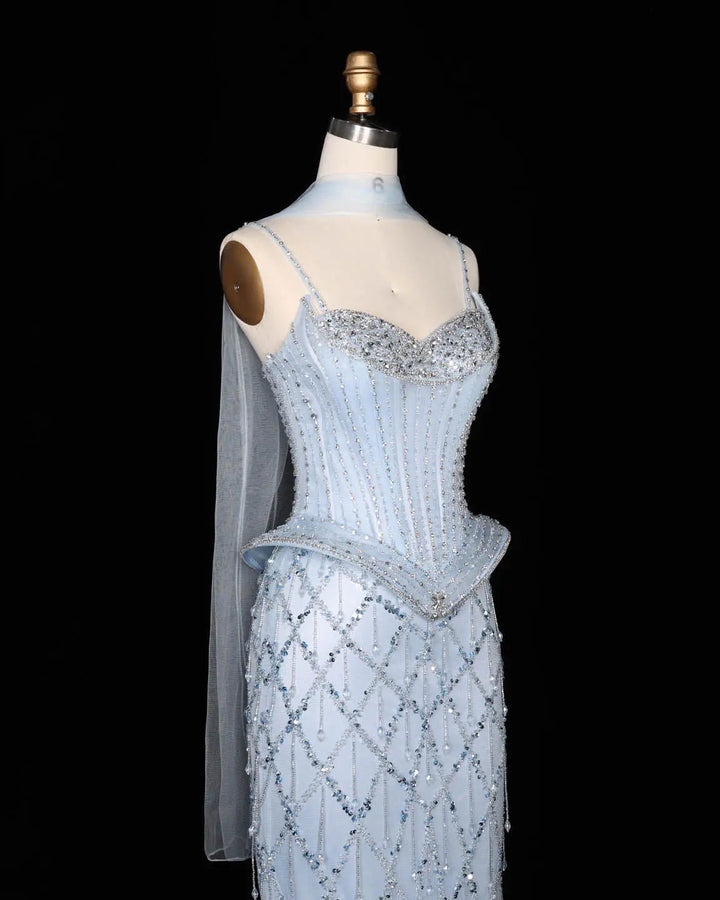 Dreamy Vow SS118 crystal beaded sweetheart corset evening gown