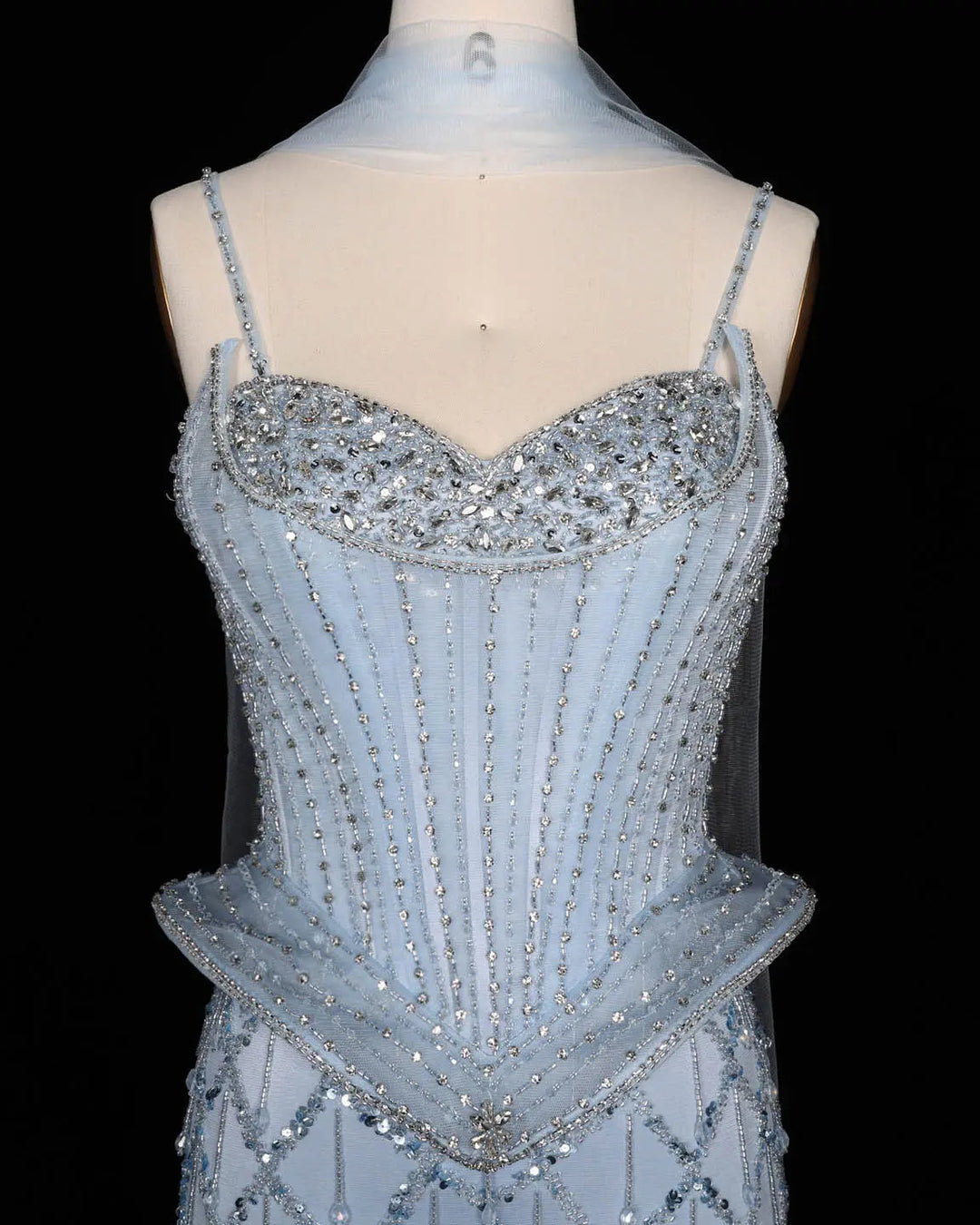 Dreamy Vow SS118 crystal beaded sweetheart corset evening gown
