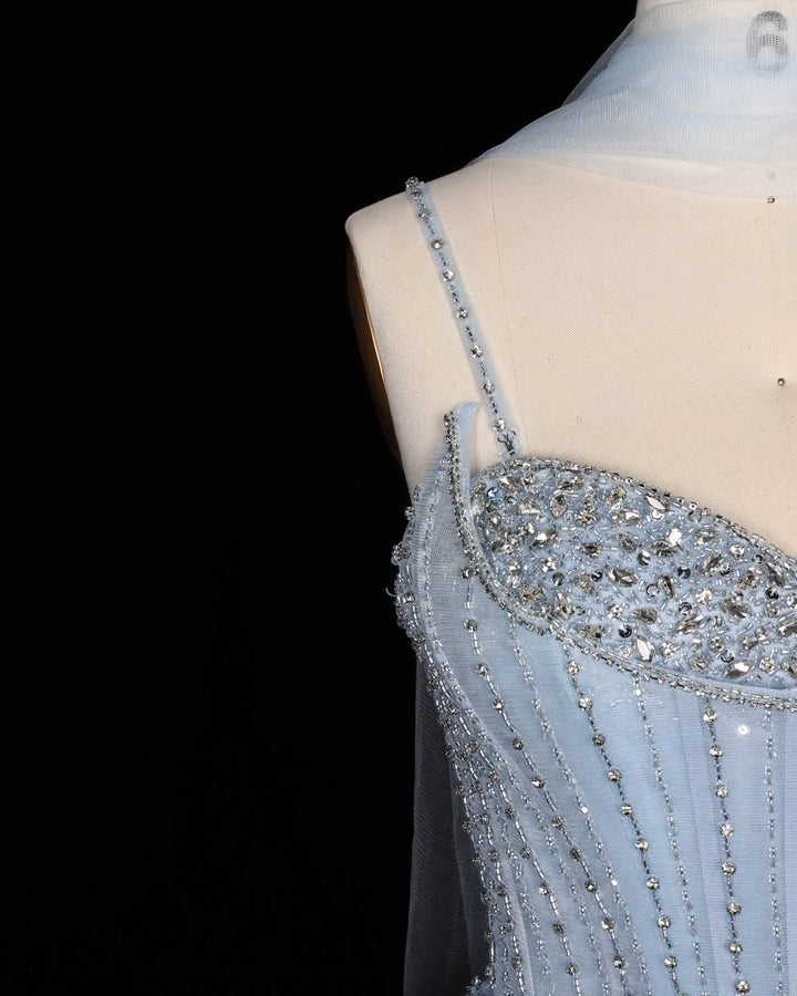 Dreamy Vow SS118 crystal beaded sweetheart corset evening gown
