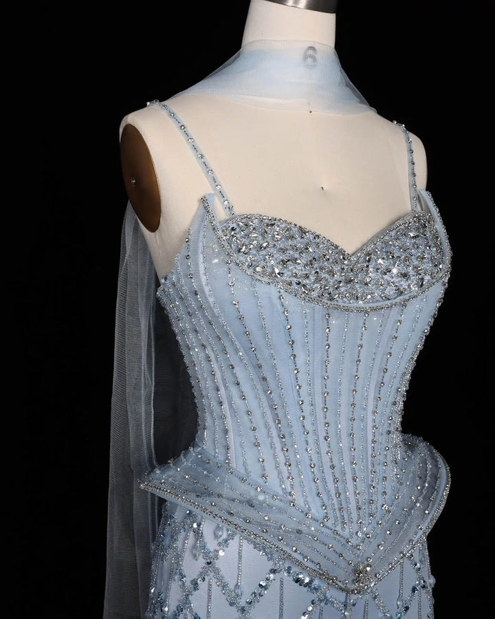 Dreamy Vow SS118 crystal beaded sweetheart corset evening gown