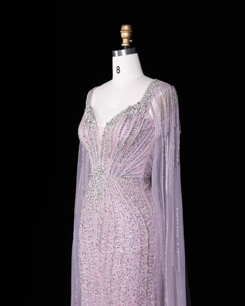 Dreamy Vow SS151 Pink beaded evening gown, additional view 13