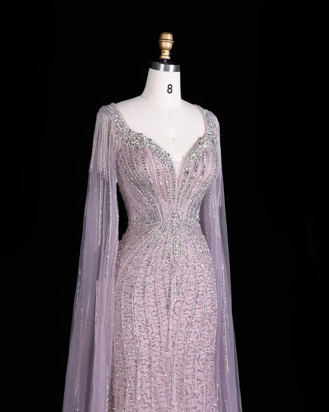 Dreamy Vow SS151 Pink beaded evening gown, additional view 15