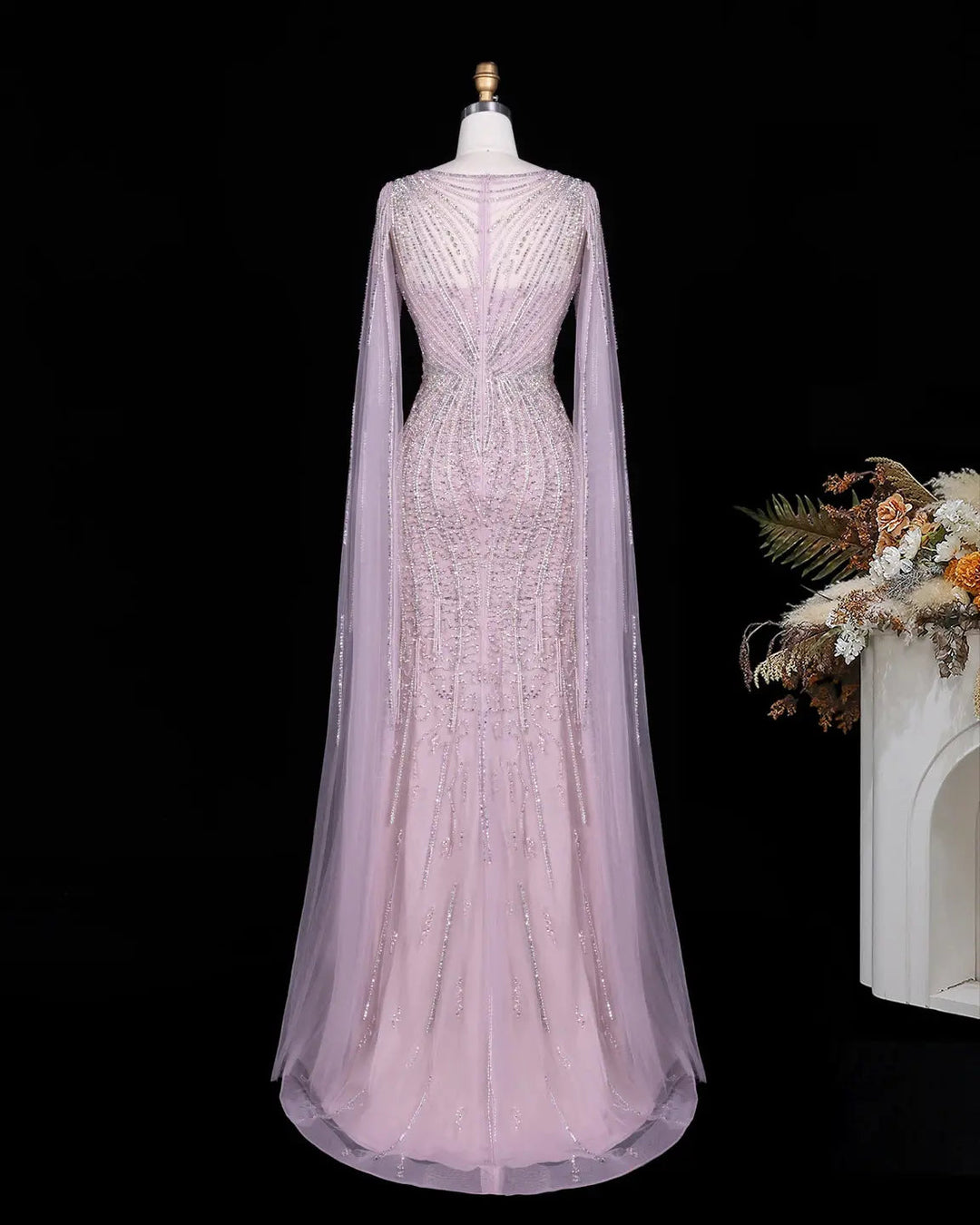 Dreamy Vow SS151 Pink beaded evening gown, additional view 17