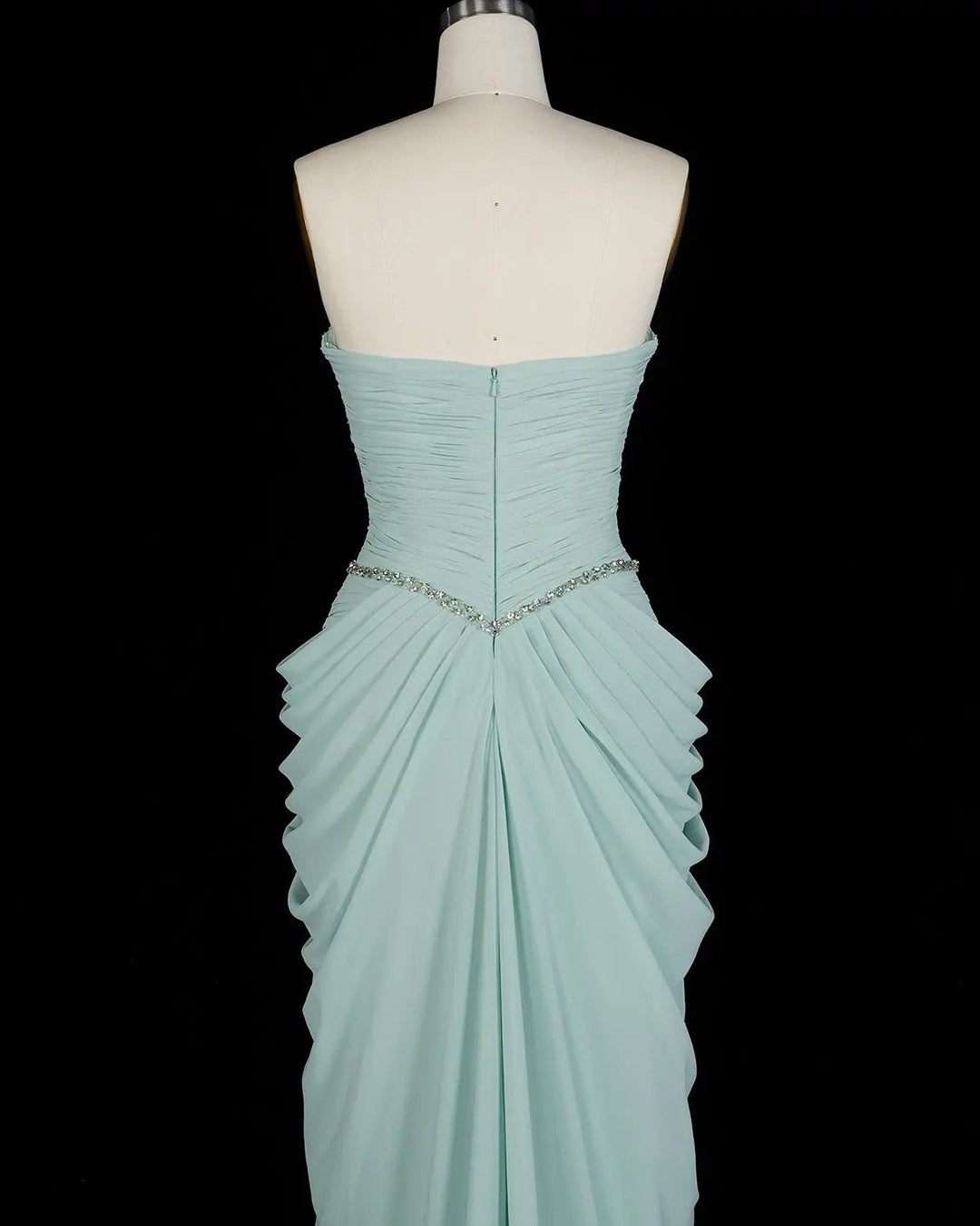 Dreamy Vow SS219 Aqua beaded evening gown, additional view 03