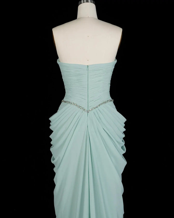 Dreamy Vow SS219 Aqua beaded evening gown, additional view 03