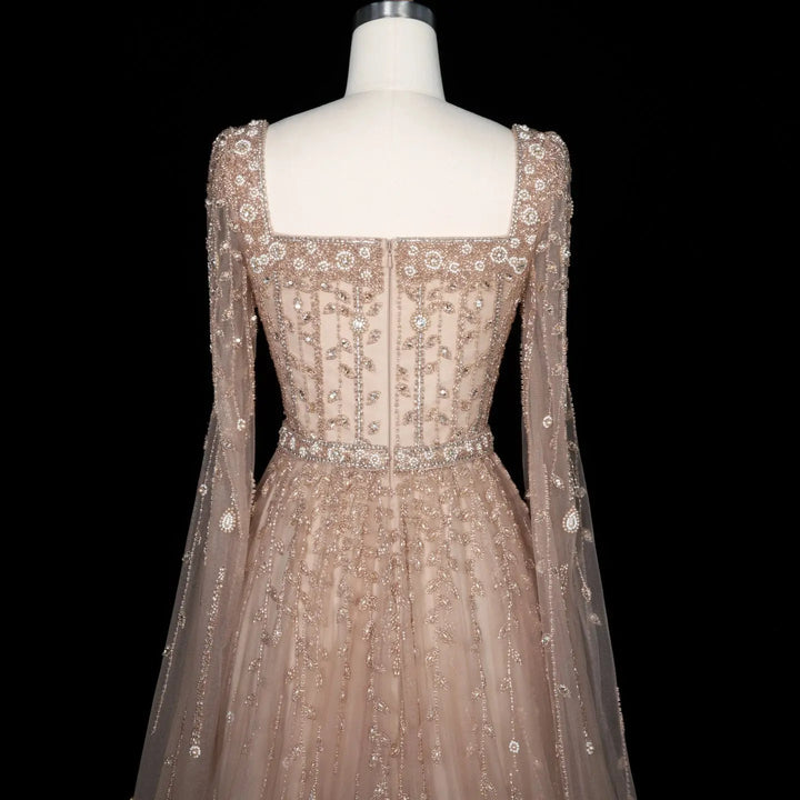 Pink Dubai Evening Dresses for Wedding Party SS494