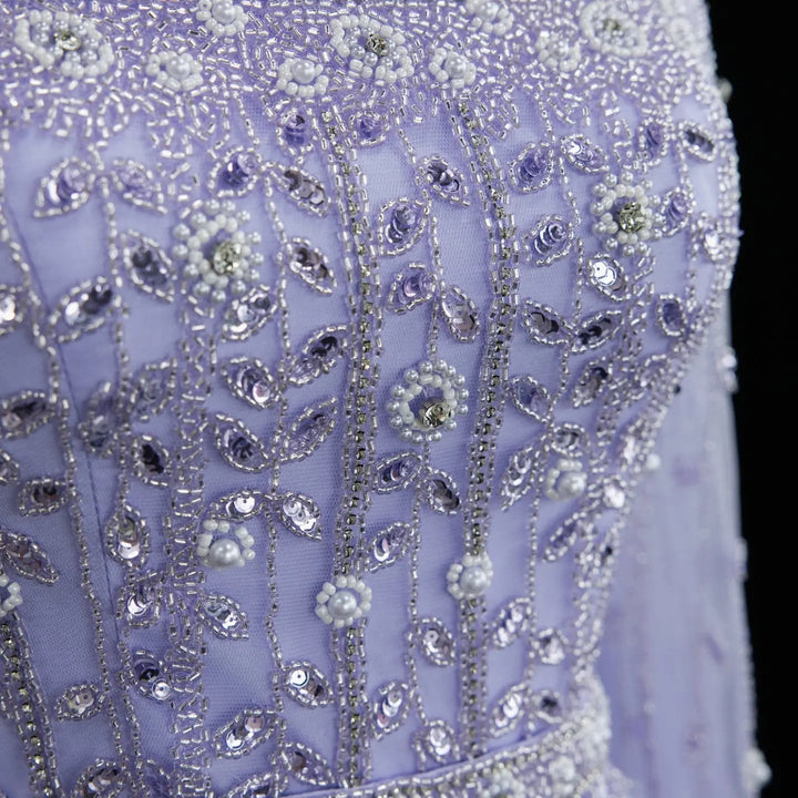 Pink Dubai Evening Dresses for Wedding Party SS494