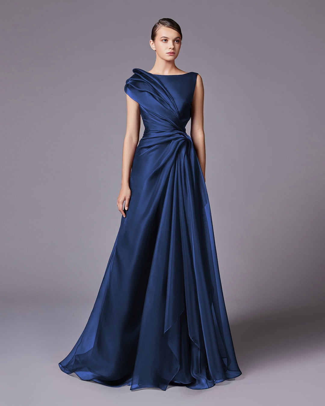 Elegant Burgundy A-Line Evening Dress SF083 DreamyVow Elegant Burgundy A-Line Evening Dress SF083 DreamyVow