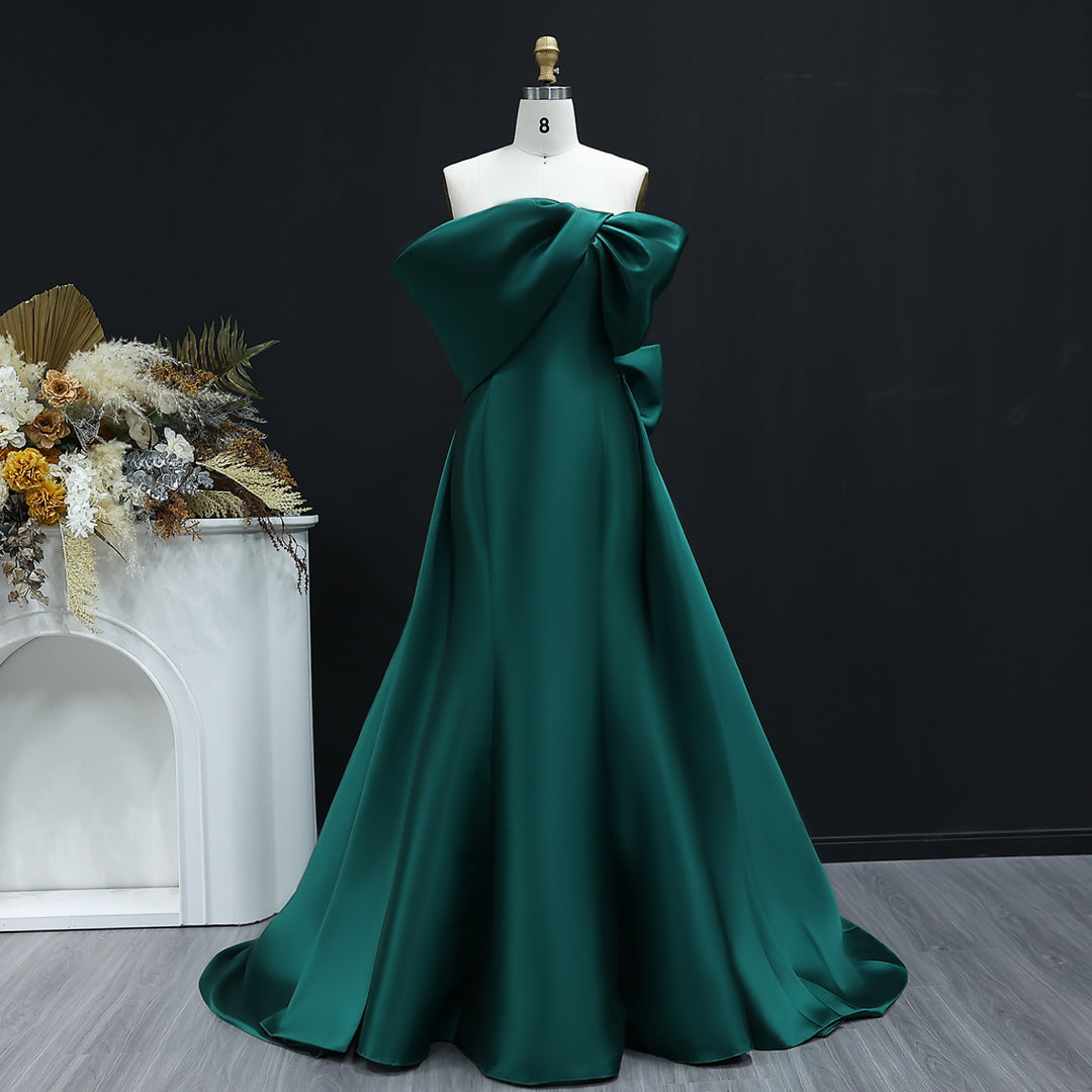 lilac green dress Elegant Off Shoulder Lilac Evening Dress with Overskirt SS400