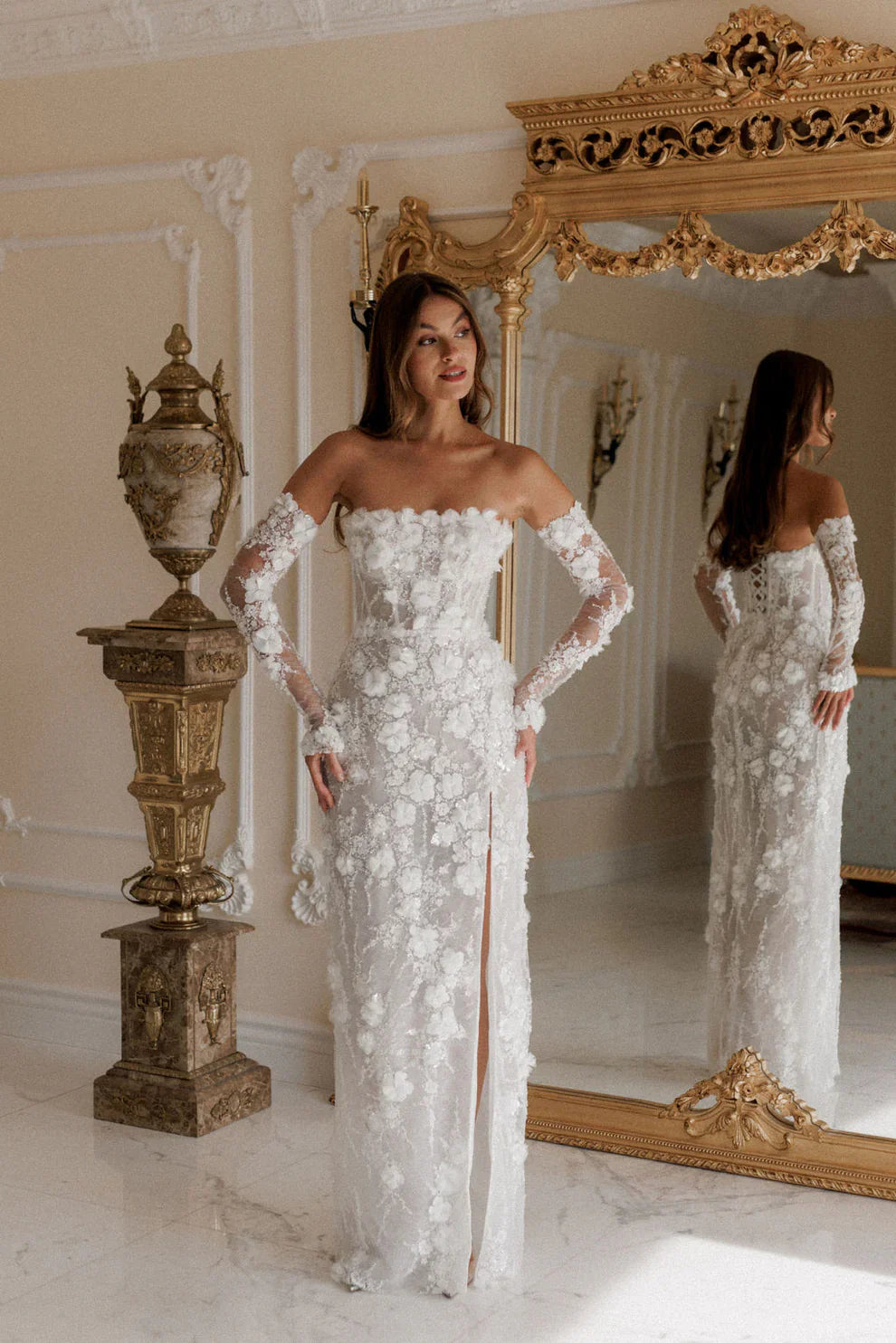White Luxury Evening Dresses,Luxury Formal Dresses,Women,Wedding Party DreamyVow White Luxury Evening Dresses,Luxury Formal Dresses,Women,Wedding Party DreamyVow