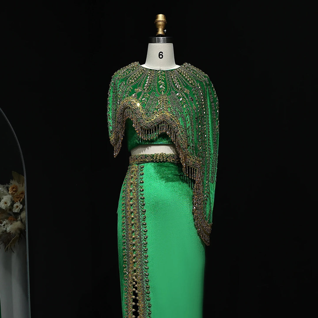 Luxury Arabic Black and Gold Evening Dresses Women Wedding Party SS367