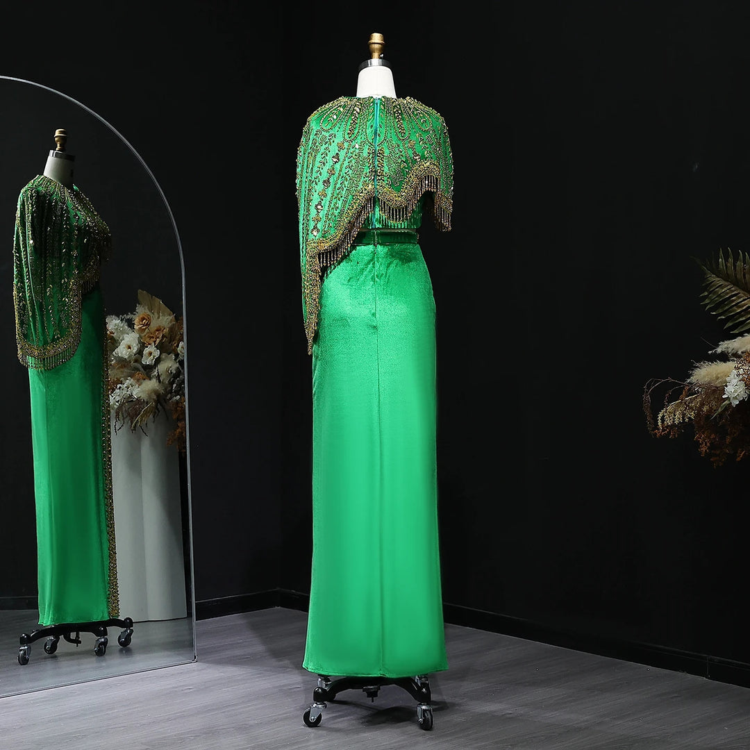 Luxury Arabic Black and Gold Evening Dresses Women Wedding Party SS367