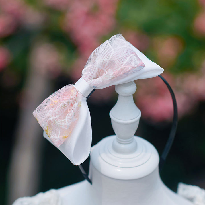 Vintage Pink Flower Girl Dress with Layered Lace Trim | Toddler Girls Tulle Wedding Ball Gown J908