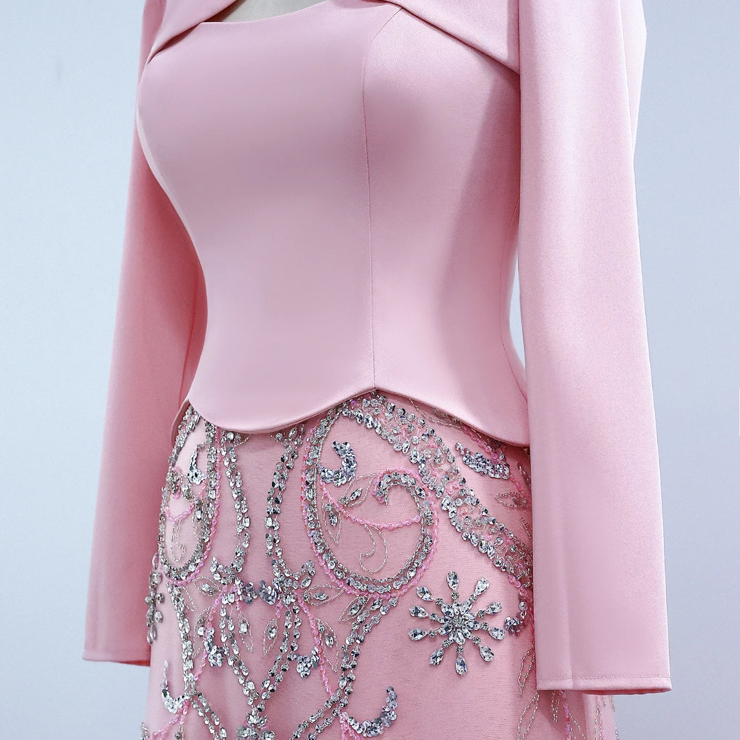 Luxury Arabic Evening Dress Wedding Elegant Formal Party Gowns SS254