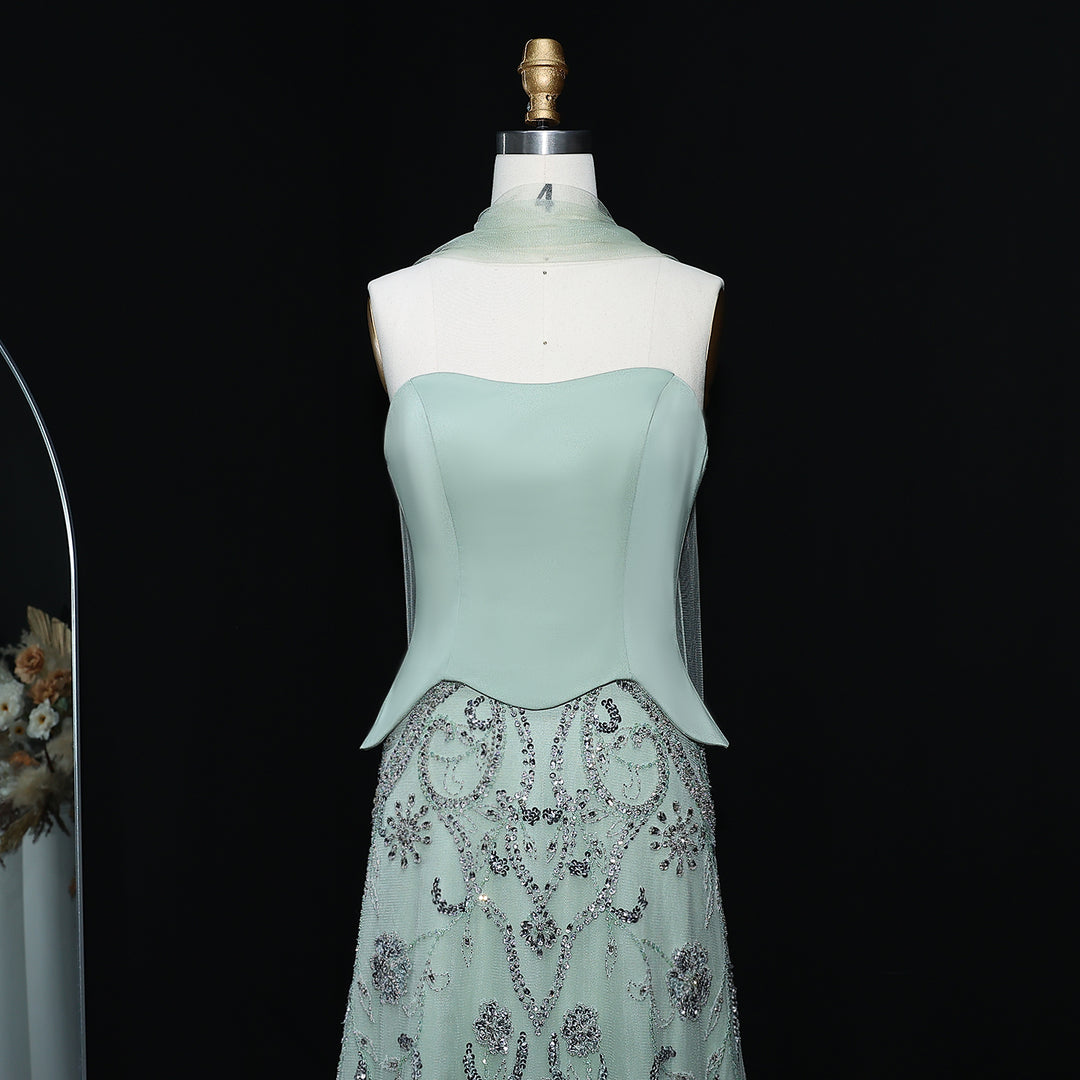 Luxury Arabic Evening Dress Wedding Elegant Formal Party Gowns SS254