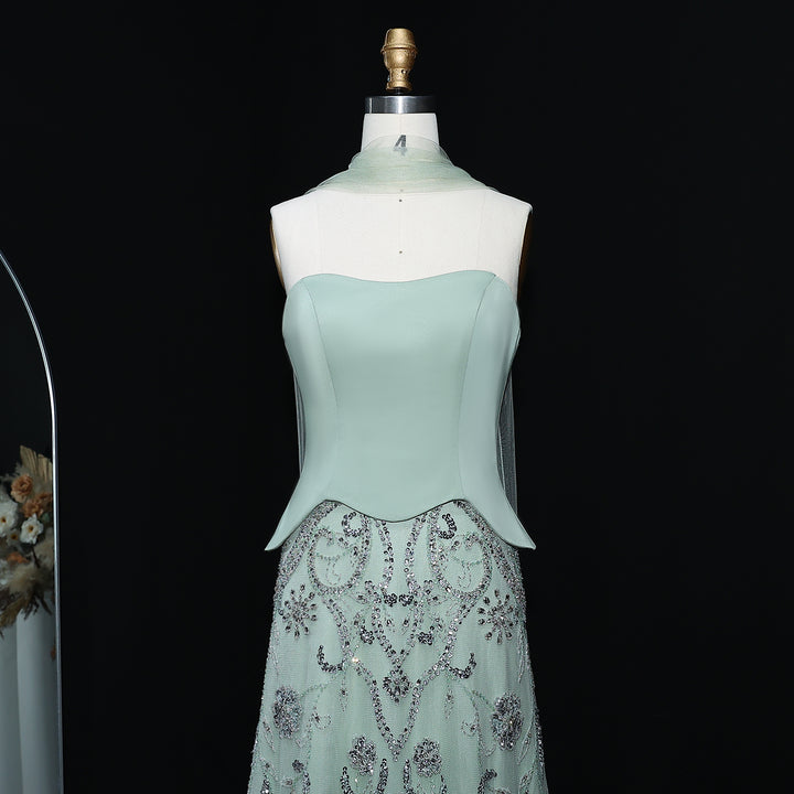 Luxury Arabic Evening Dress Wedding Elegant Formal Party Gowns SS254