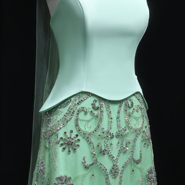 Luxury Arabic Evening Dress Wedding Elegant Formal Party Gowns SS254