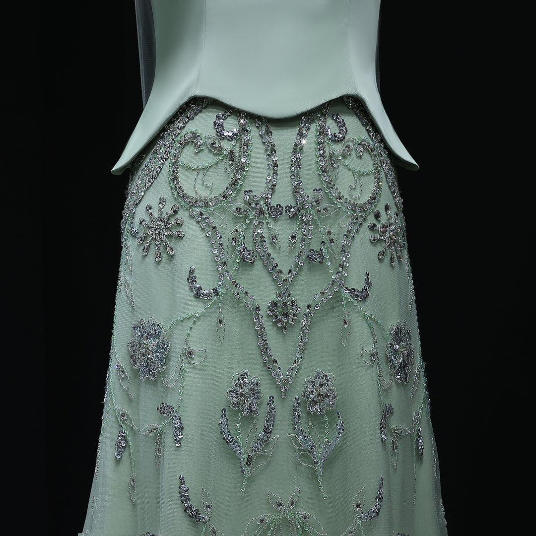 Luxury Arabic Evening Dress Wedding Elegant Formal Party Gowns SS254