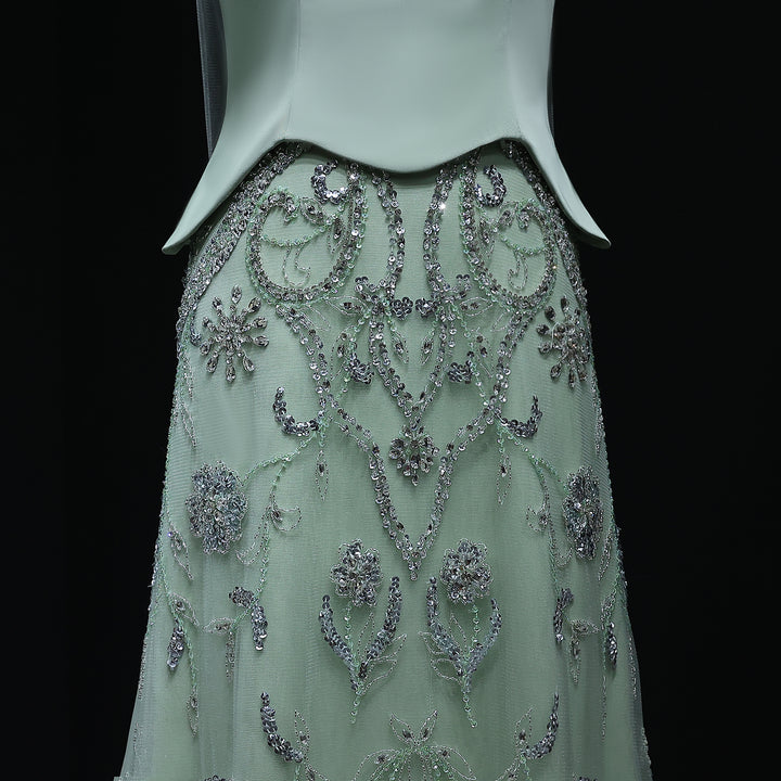 Luxury Arabic Evening Dress Wedding Elegant Formal Party Gowns SS254
