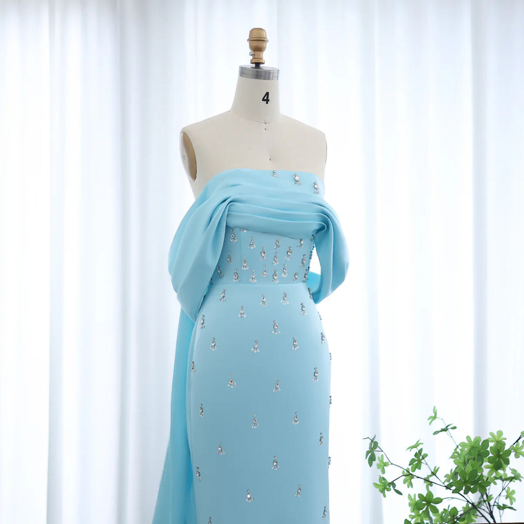 Luxury Baby Pink Off Shoulder Evening Dress for Women Party SS500 DreamyVow Luxury Baby Pink Off Shoulder Evening Dress for Women Party SS500 DreamyVow