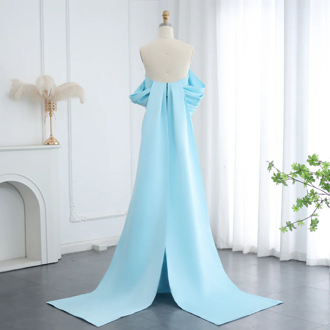Luxury Baby Pink Off Shoulder Evening Dress for Women Party SS500 DreamyVow Luxury Baby Pink Off Shoulder Evening Dress for Women Party SS500 DreamyVow
