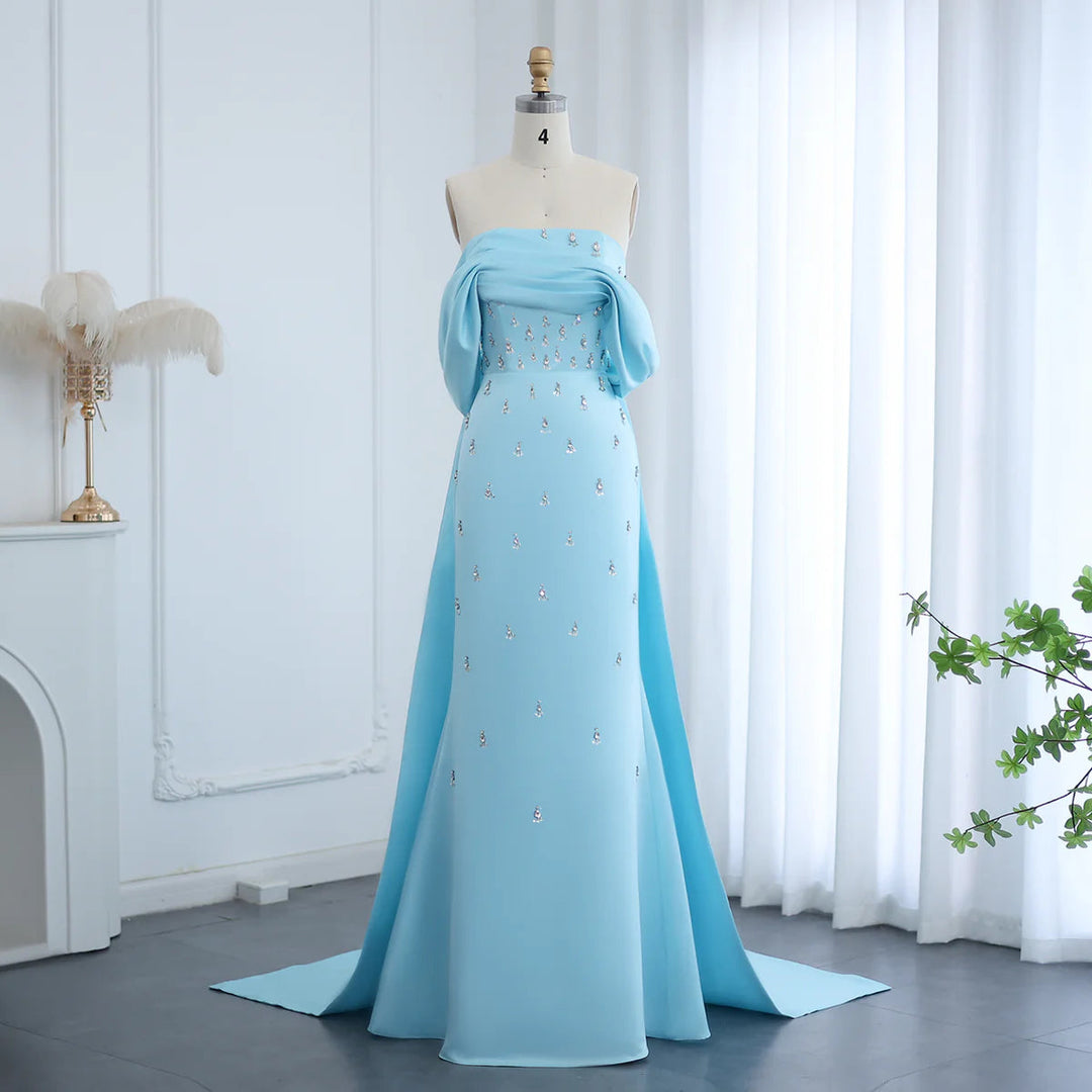 Luxury Baby Pink Off Shoulder Evening Dress for Women Party SS500 Luxury Baby Pink Off Shoulder Evening Dress for Women Party SS500