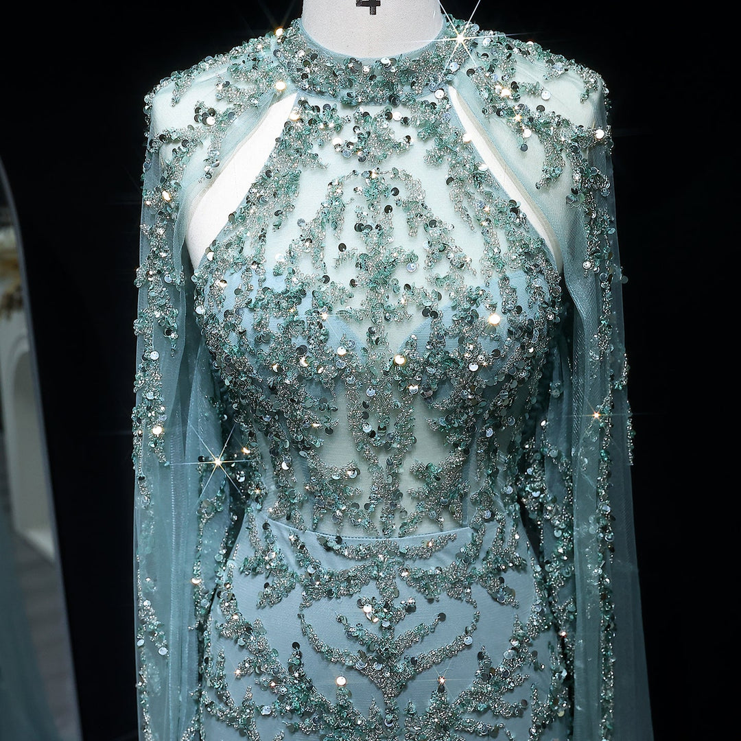 turquoise beaded dress OTM Exclusive: Beaded Paloma Midi Dress in Turquoise L