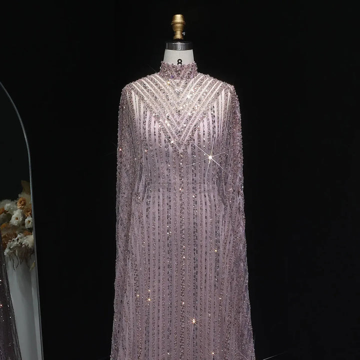 Luxury Dubai Caftan Abaya Kaftan Arabic Evening Dress SS691-DreamyVow