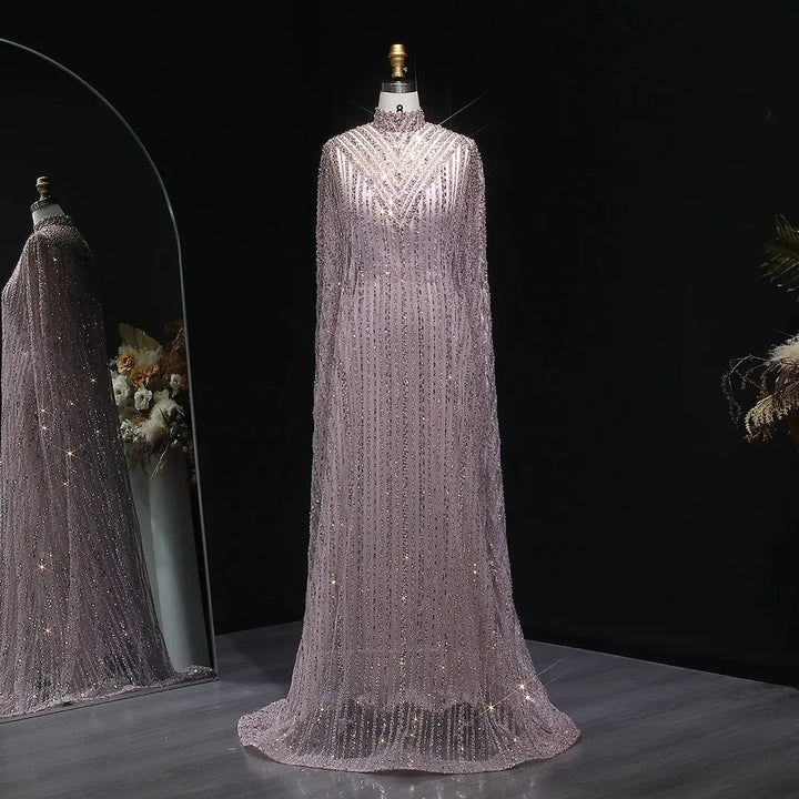 Luxury Dubai Caftan Abaya Kaftan Arabic Evening Dress SS691-DreamyVow