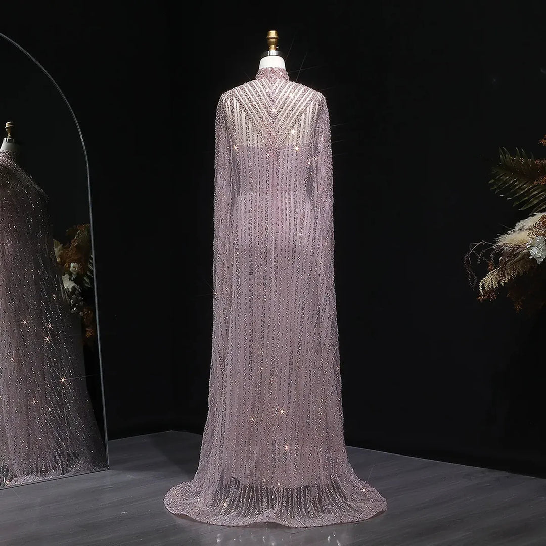 Luxury Dubai Caftan Abaya Kaftan Arabic Evening Dress SS691-DreamyVow