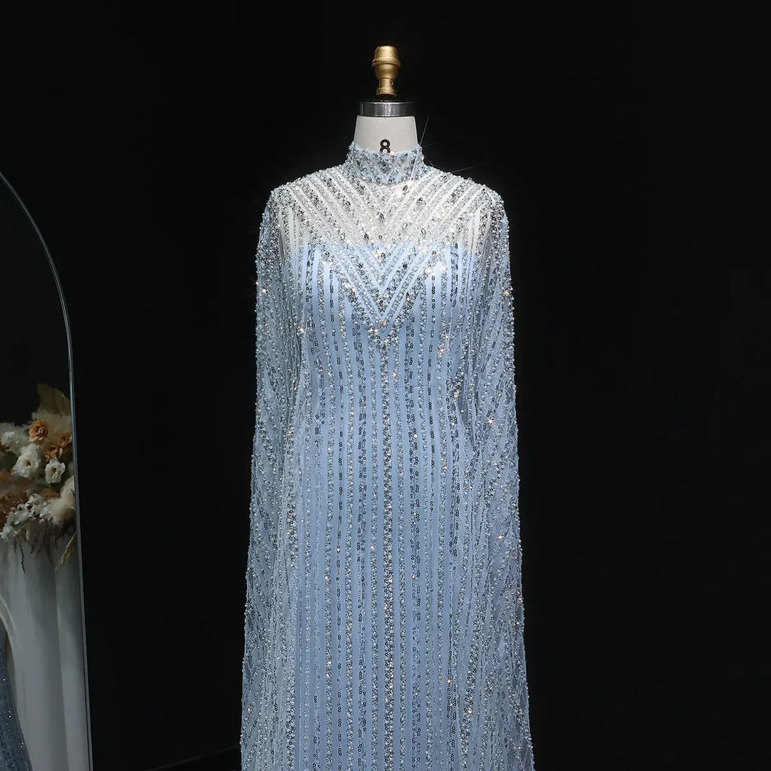 Luxury Dubai Caftan Abaya Kaftan Arabic Evening Dress SS691-DreamyVow