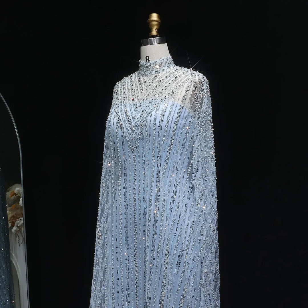 Luxury Dubai Caftan Abaya Kaftan Arabic Evening Dress SS691-DreamyVow