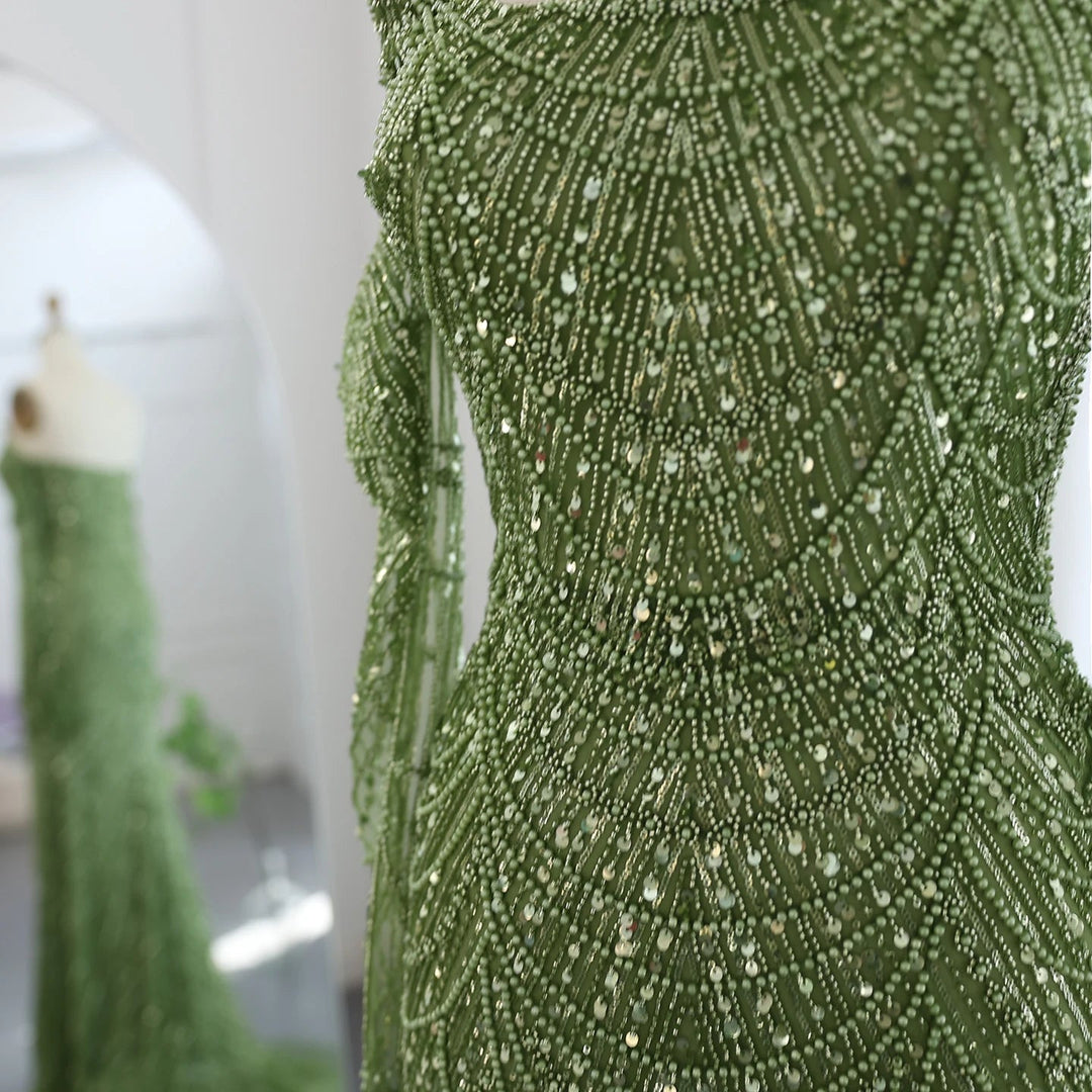 Luxury Evening Dresses 2023 Sparkly Sequin Tiered Ruffles Elegant Women Wedding Party Formal Gowns 243 DreamyVow Luxury Evening Dresses 2023 Sparkly Sequin Tiered Ruffles Elegant Women Wedding Party Formal Gowns 243 DreamyVow