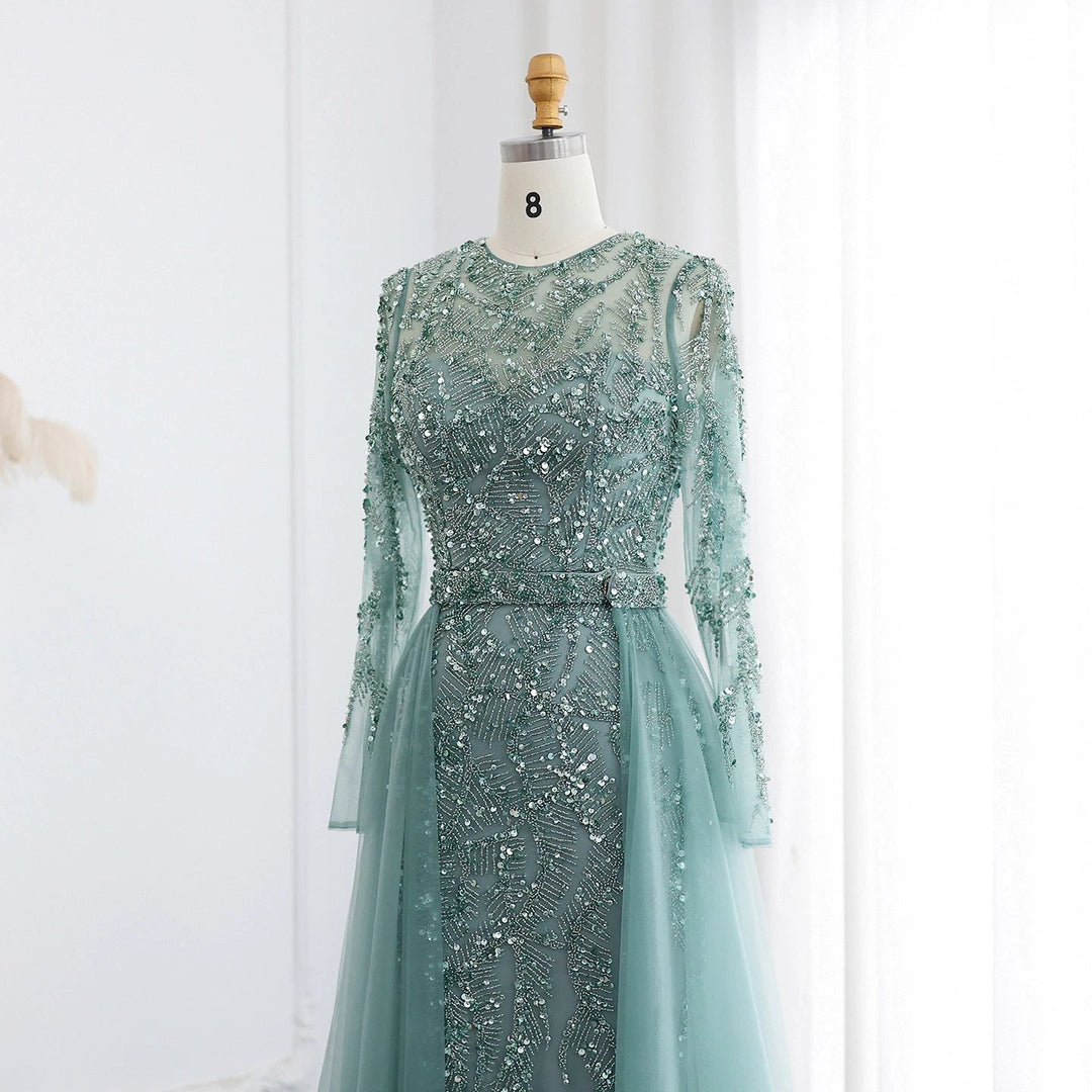 turquoise and grey dress Lumi Maxi Dress main image 1