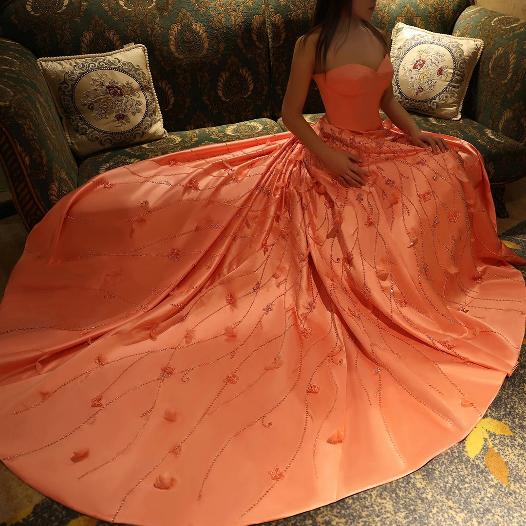 Elegant Gold Mermaid Arabic Luxury Evening Dress Burgundy / 6