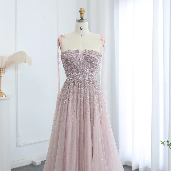 Luxury Wine Red Pink Dubai Evening Dresses SS263
