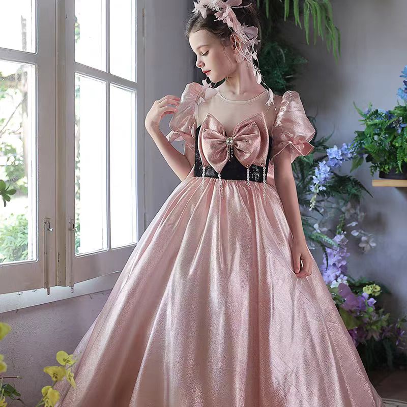 dress princess luxury woman Luxury Burgundy Strapless A-line Princess Floor length Prom Dresses
