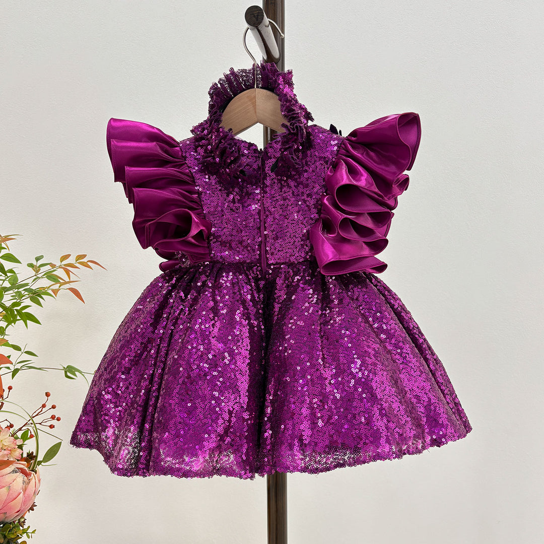 Luxury Sparkling Princess Girl Dress for Birthday Party and Pageant J596