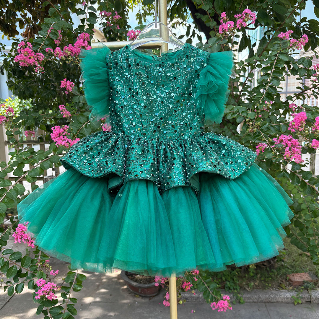 green holiday dress toddler girl Velvet Dress Baby Girl Green Holiday Dress Green Velvet Girl Toddler, Bow Brooche Christmas Party, Birthday,