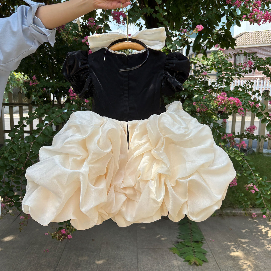 Elegant Knee Length Princess Party Girl Dress J560