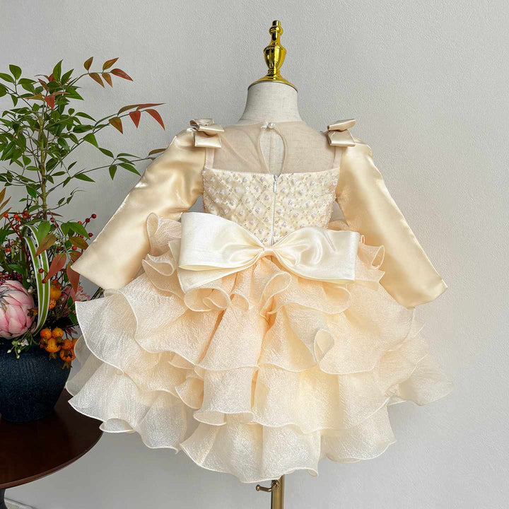 Girl Dress Kids 1st Birthday Party Holiday Princess Gown J758