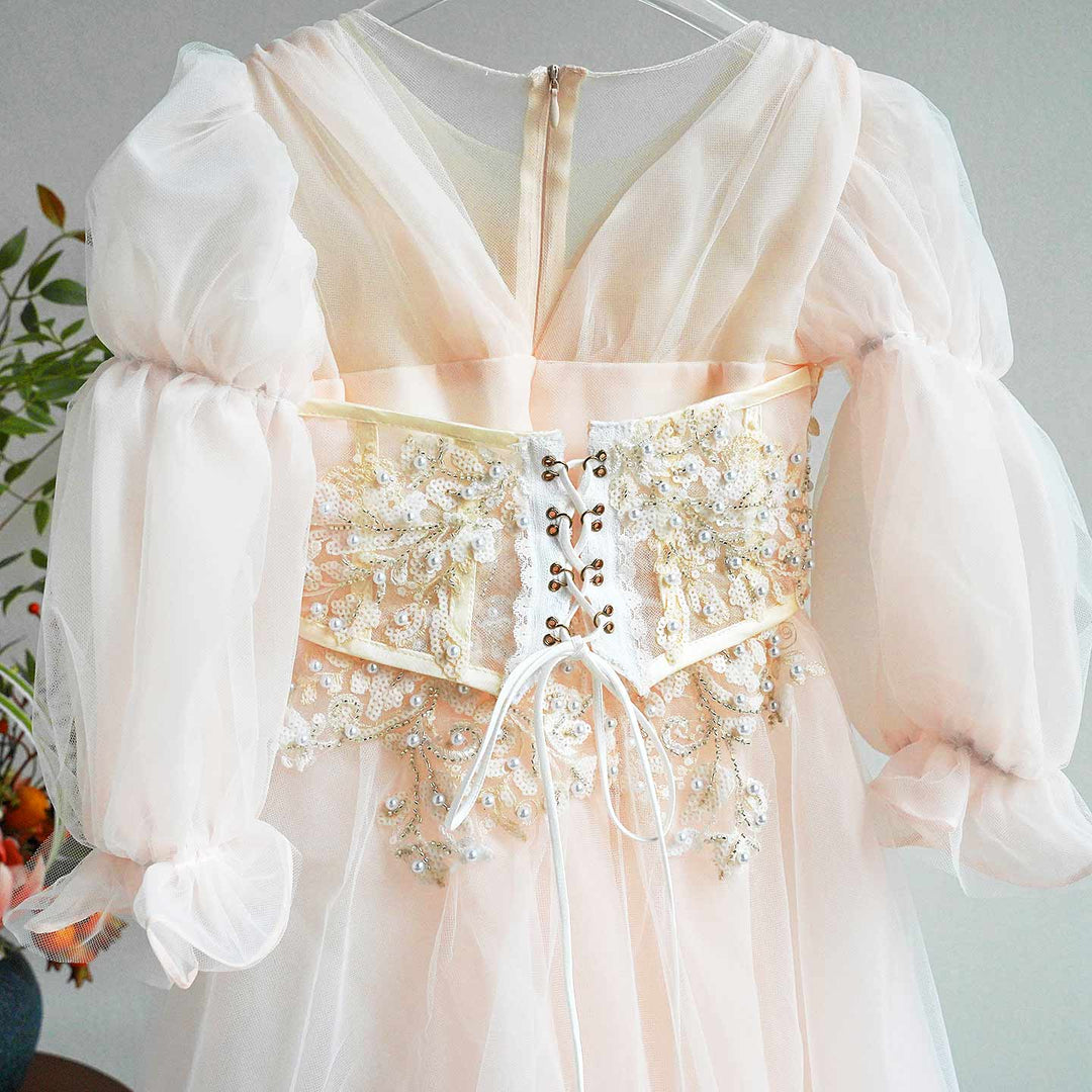 Luxury Off White Flower Girl Dress Party Birthday Prom Gown J283