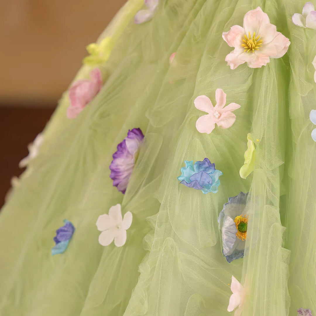 Lovely Princess Flower Girl Birthday Pageant Gown D203