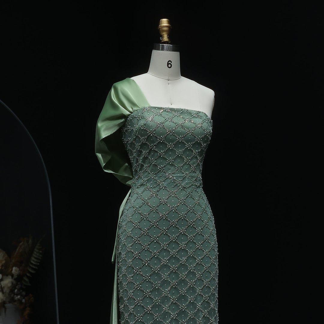sage green sheath dress Zapaka Women Sage Green Homecoming Dress with Appliques Corset Tight Short Ruched Short Satin Cocktail Dress, Sage Green / US16