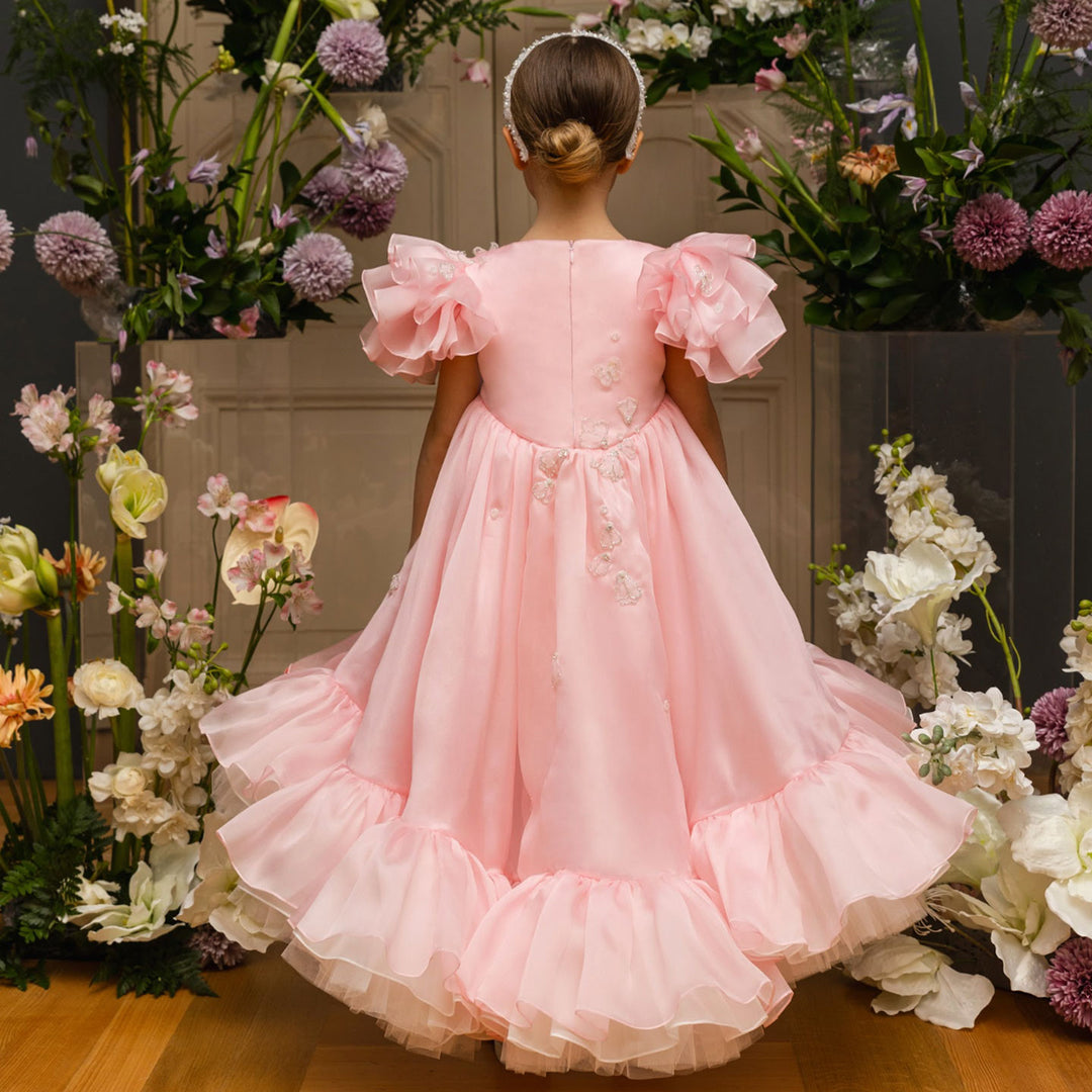 Fairy Princess Flower Girl Birthday Party Evening Dress J193