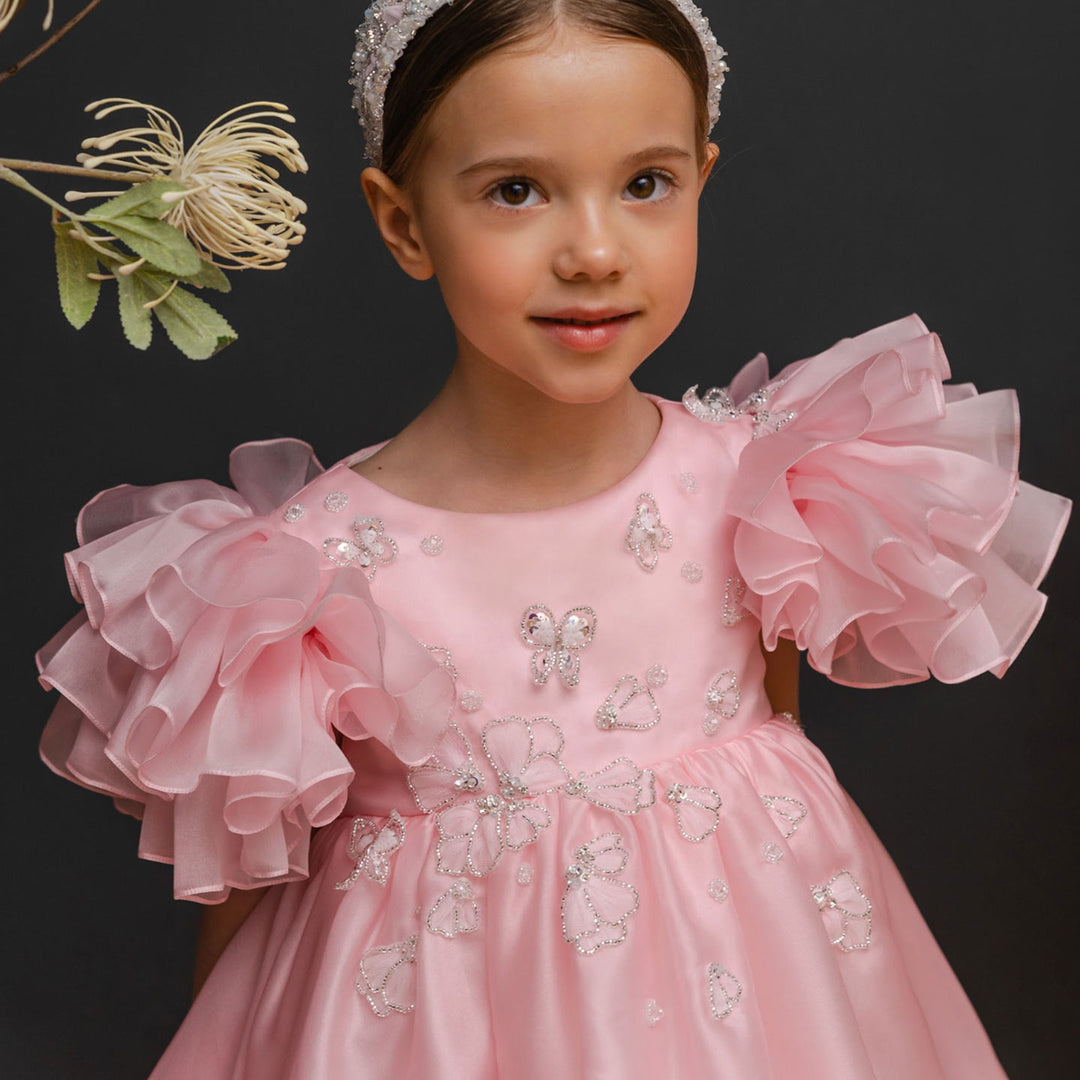 Fairy Princess Flower Girl Birthday Party Evening Dress J193