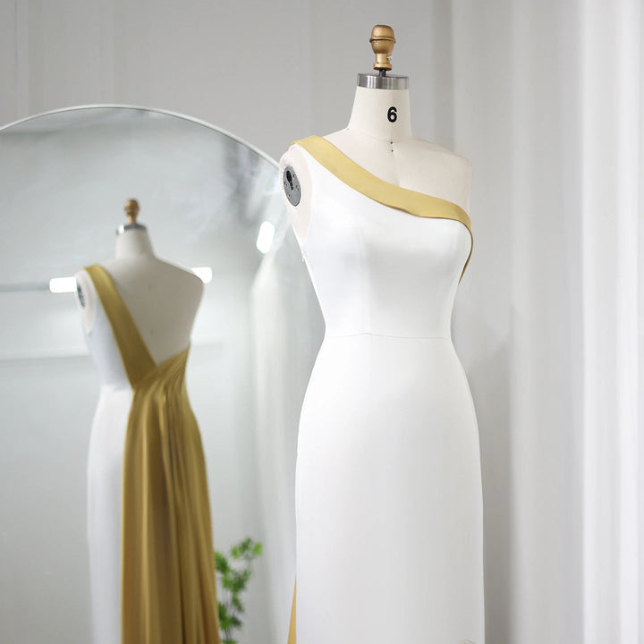 White Lilac Butterfly Luxury Evening Dresses SS475
